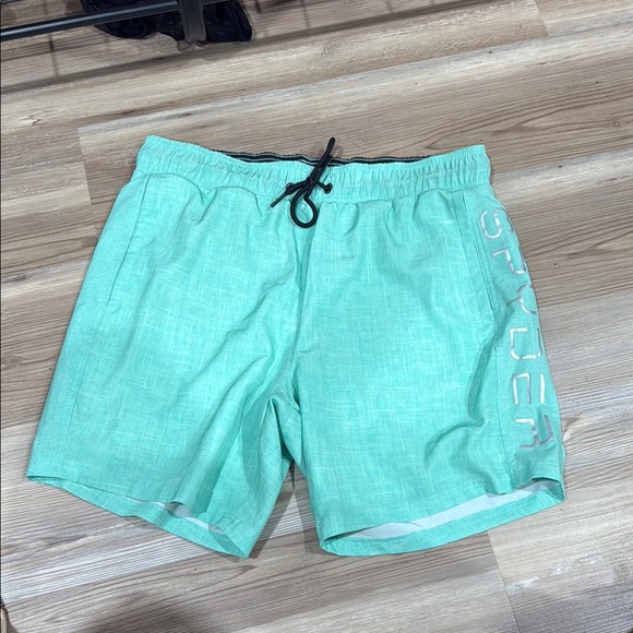 Spyder Green Board Shorts Quick-Dry Swimwear - Picture 1 of 1